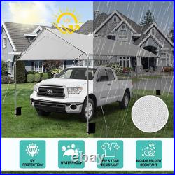 Heavy Duty 10 X 20 Ft Easy to Assemble Metal Car Canopy Shelter with Reinforced