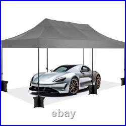 Heavy Duty 10' X 20' Steel Frame Canopy Carport Portable Garage Tent Shelter! #