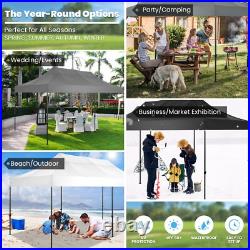 Heavy Duty 10' X 20' Steel Frame Canopy Carport Portable Garage Tent Shelter! #