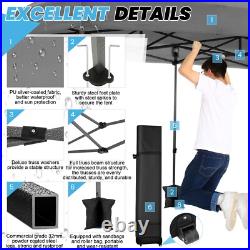 Heavy Duty 10' X 20' Steel Frame Canopy Carport Portable Garage Tent Shelter! #