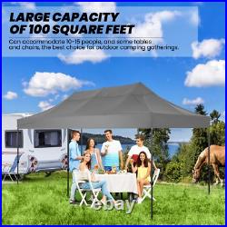 Heavy Duty 10' X 20' Steel Frame Canopy Carport Portable Garage Tent Shelter! #