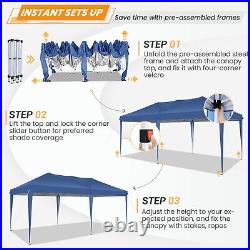 Heavy Duty 10' X 20' Steel Frame Canopy Carport Portable Garage Tent Shelter NEW