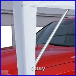 Heavy Duty 10'x20' Outdoor Car Shelter Canopy Carport Boat Cover 8 Steel Frame