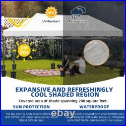 Heavy Duty 10x20ft Pop Up Canopy Tent Outdoor Waterproof UV Resistant Events New