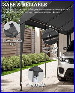 Heavy Duty 12x20 Carport Canopy Replacement Cover Waterproof & UV Resistant