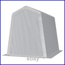 Heavy Duty 6x8 ft Outdoor Storage Shelter Waterproof Portable Canopy Shed