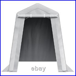 Heavy Duty 6x8 ft Outdoor Storage Shelter Waterproof Portable Canopy Shed