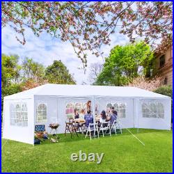 Heavy Duty Canopy Event Tent 10'x30' Outdoor White Gazebo Party Wedding Tent US