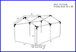Heavy Duty Canopy Kit Fittings- 9 fittings for 1-3/8 High pitch canopy Frame