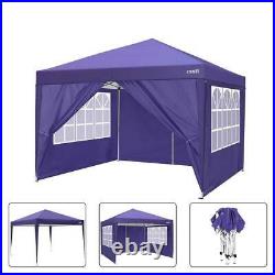Heavy Duty Canopy Party 10x10 Outdoor Wedding Tent Gazebo with 4 Side Walls