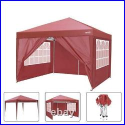Heavy Duty Canopy Party 10x10 Outdoor Wedding Tent Gazebo with 4 Side Walls