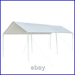 Heavy Duty Canopy Tent Car Garage 10' X 20' Tent Carport Steel WHite