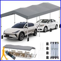 Heavy Duty Carport 10x30 Pop up Canopy Waterproof Portable Garage with Sidewalls