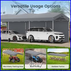 Heavy Duty Carport 10x30 Pop up Canopy Waterproof Portable Garage with Sidewalls