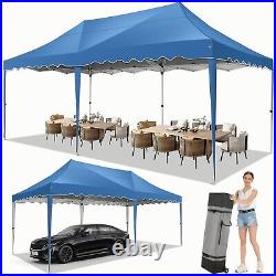 Heavy Duty Pop Up Canopy 10'x20' Commercial Instant Shelter Tent Outdoor Gazebo