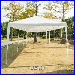 Heavy Duty Portable Garage Canopy Tent 10 x 20 Carport Party Shelter White Steel