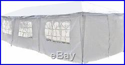 Heavy Duty Portable Garage Carport Car Shelter Outdoor Canopy Tent 10'X30' White