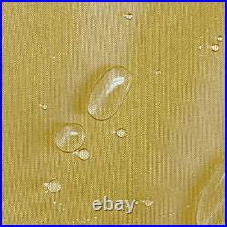 Heavy Duty Straight Edge Waterproof Shade Sail Canopy Cover Patio Awning in Sand