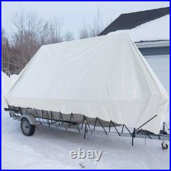 Heavy Duty Tarp 5/10/16/18/20 Mil Waterproof Tarpaulin Cover with Grommets