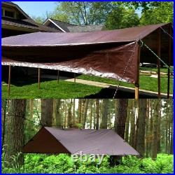 Heavy Duty Poly Tarp – Waterproof – Boat Tent, Canopy, Shade Cover – 5mil – Green
