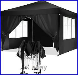 Heavy Duty Waterproof Pop Up Gazebo Garden Wedding Party Canopy Tent with 4 Sides
