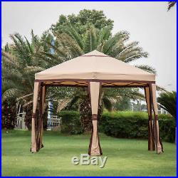 Hexagonal Patio Canopy Folding Gazebo Garden Tent Outdoor Sunshade Cover Party