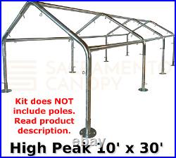 High Peak Canopy Fittings Kits, DIY Carport & Greenhouse, EMT Connector Parts