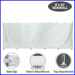 High Peak Tent Solid Sidewall 8x20 16 Oz BlockOut Vinyl With Hook Loop And Clips