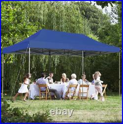 Hikidspace 10 x 20 Feet Adjustable Folding Heavy Duty Sun Shelter with Carrying