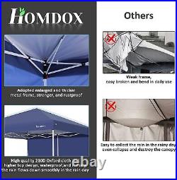 Homdox 10'x10' Pop Up Canopy Instant Party Tent Gazebo with4 Removable Sidewalls//