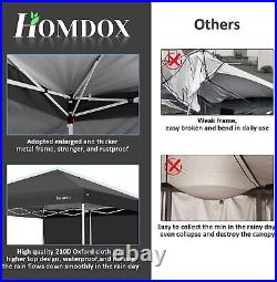 Homdox 10'x10' Pop Up Canopy Party Tent Patio Gazebo withRoller Bag & 4 Sandbags^^