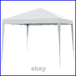 Impact Canopy 10 x 10 Canopy Tent Gazebo with Dressed Legs, White