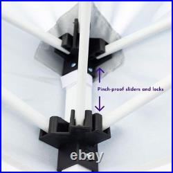 Impact Canopy 10 x 10 Canopy Tent Gazebo with Dressed Legs, White