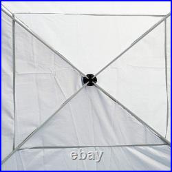 Impact Canopy 10 x 10 Canopy Tent Gazebo with Dressed Legs, White