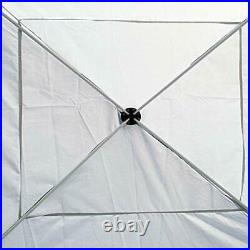 Impact Canopy 10' x 10' Canopy Tent Gazebo with Dressed Legs White