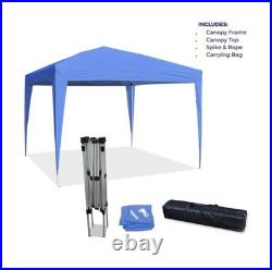 Impact Canopy 10 x 10 Canopy Tent Gazebo with Dressed Legs, White