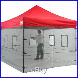 Impact Canopy 10x10 Mesh Sidewalls Food Vending Sidewalls for Pop Up Canopy Tent