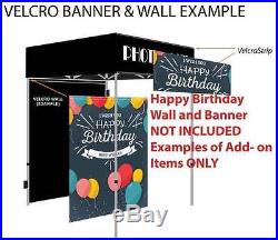 Impact Canopy 5x5 Photo Booth Pop Up Canopy Tent with Roller Bag Party Wedding