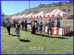 Impact Canopy 8x8 Carnival Kit Pop Up Canopy Tent Vendor Booth with Sidewalls