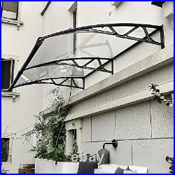 Improved Awning Polycarbonate Front, Window Canopy Door Patio Coverwith