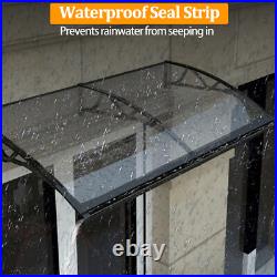 Improved Awning Polycarbonate Front, Window Canopy Door Patio Coverwith