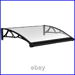 Improved Awning Polycarbonate Front, Window Canopy Door Patio Coverwith