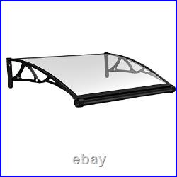 Improved Awning Polycarbonate Front, Window Canopy Door Patio Coverwith
