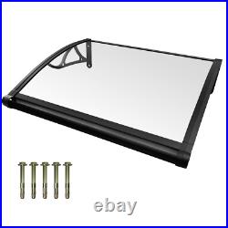 Improved Awning Polycarbonate Front, Window Canopy Door Patio Coverwith