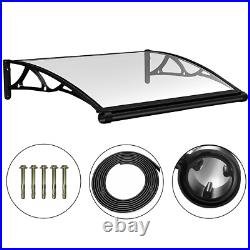 Improved Awning Polycarbonate Front, Window Canopy Door Patio Coverwith