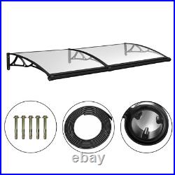 Improved Awning Polycarbonate Front, Window Canopy Door Patio Coverwith
