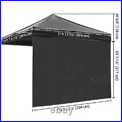 InstaHibit 10x10 Pop up Canopy 1 Sidewall Kit for Replacement Shade UV30+ Patio
