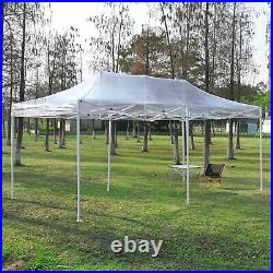 InstaHibit 10x20Ft Pop Up Canopy Replacement Top Transparent Instant Tent Cover
