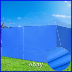 InstaHibit 4 Pack Side Wall for 10x15 Ft EZ Pop Up Canopy Tent UV50+ Zipper Yard