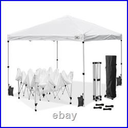 InstaHibit EZ GO 10x10ft Pop Up Canopy Outdoor Instant Tent Tradeshow Art Market